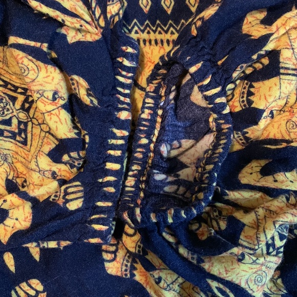 Elephant mandala yoga pants size S - Picture 3 of 4